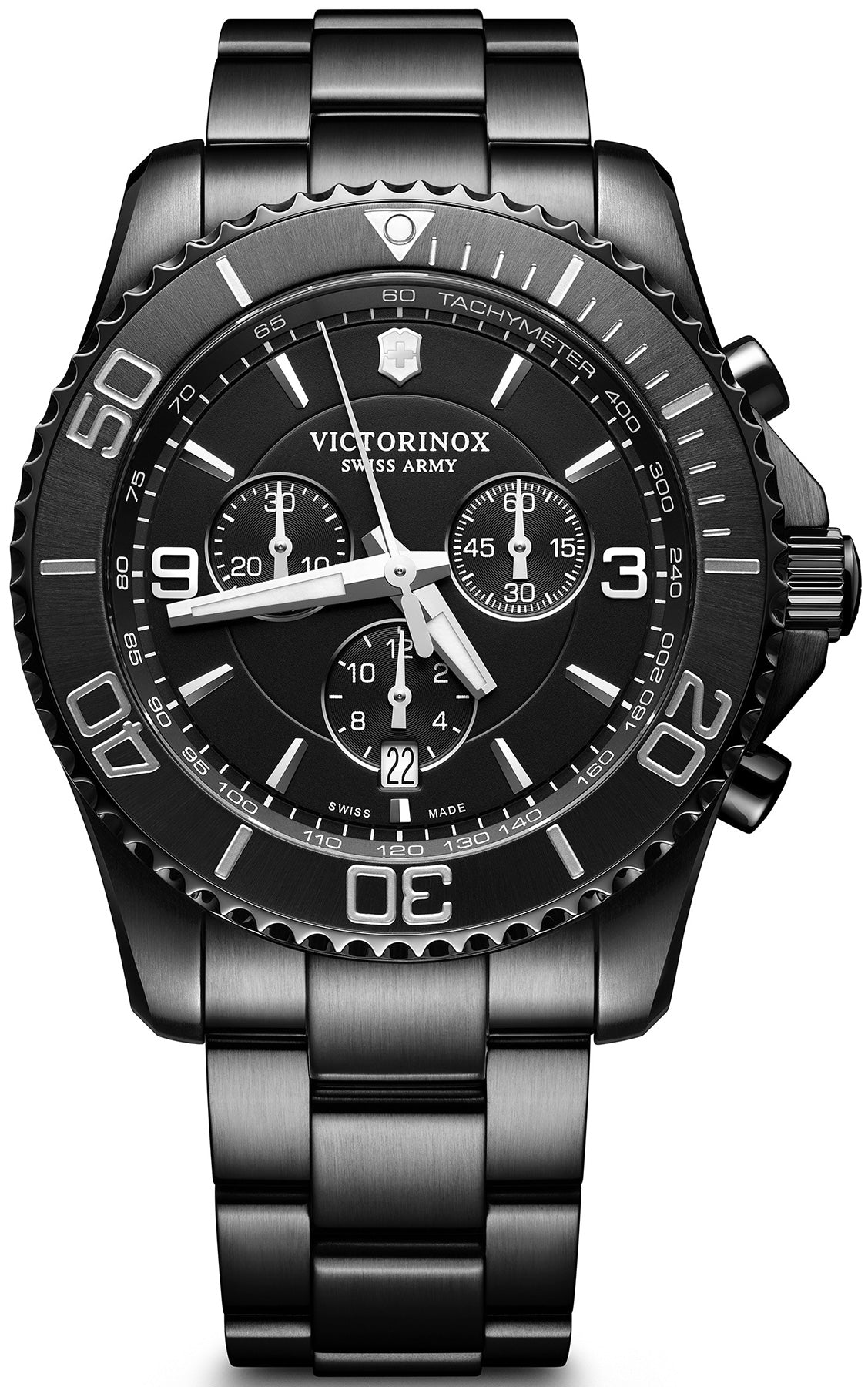 Victorinox Watch Maverick Chrono Black Edition - Black