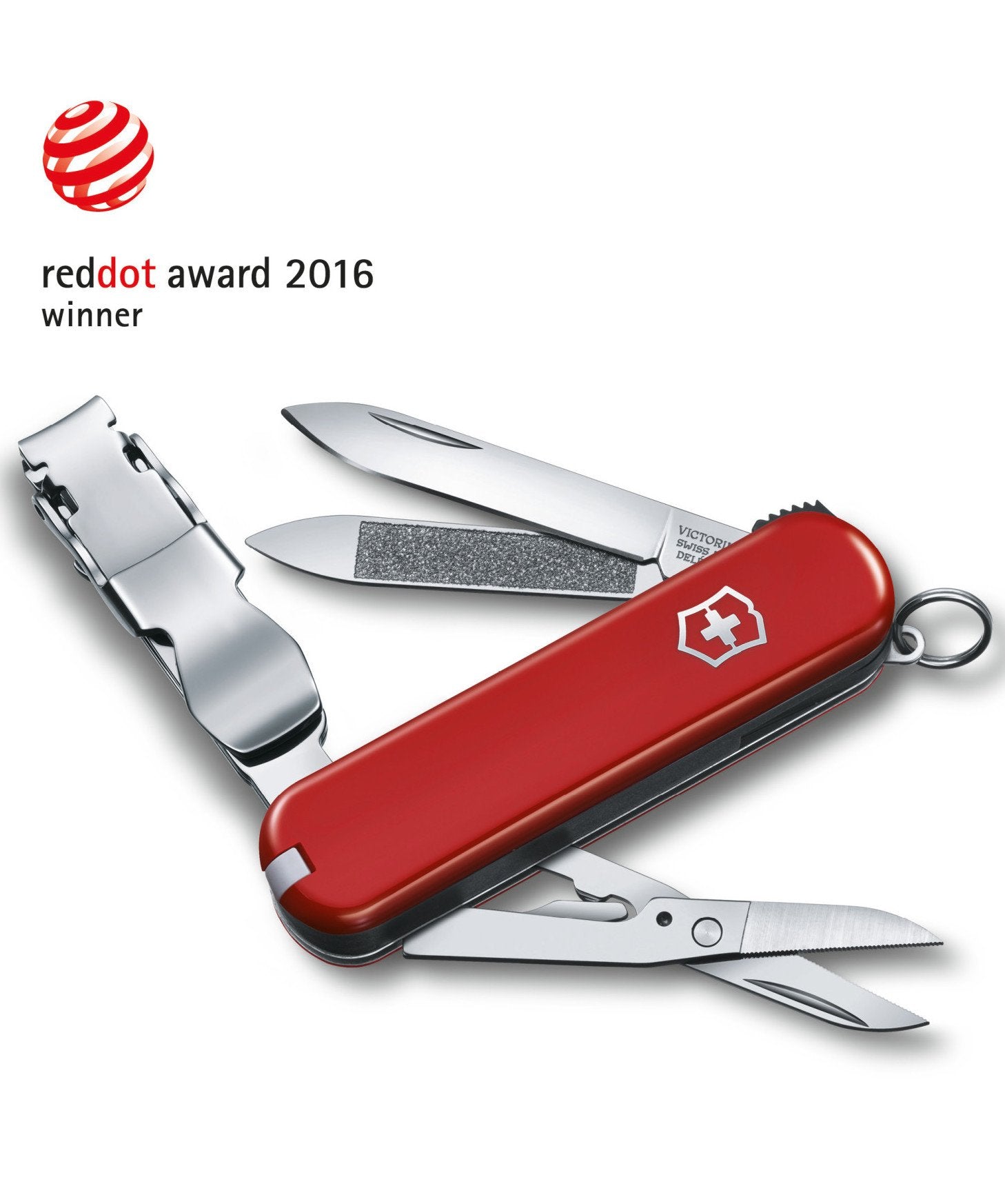 Victorinox Swiss Army Small Pocket Knife Nail Clip 580 - Silver