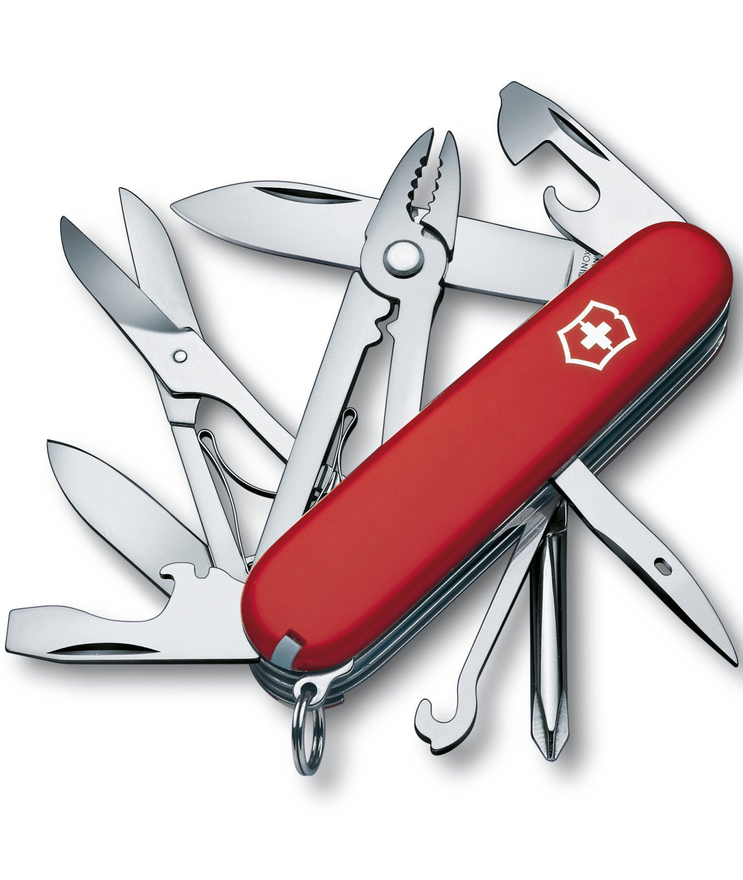 Victorinox Swiss Army Medium Pocket Knife Deluxe Tinker - Silver