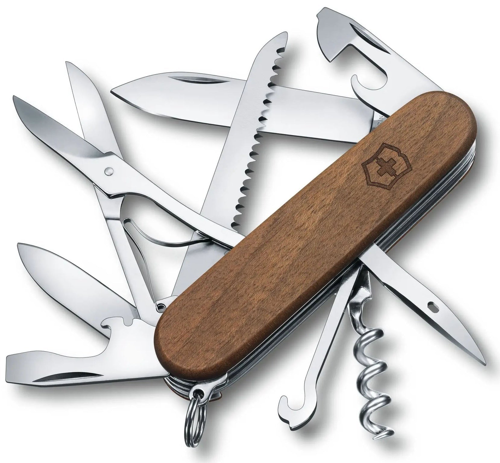 Victorinox Medium Pocket Knife Huntsman Wood Wood