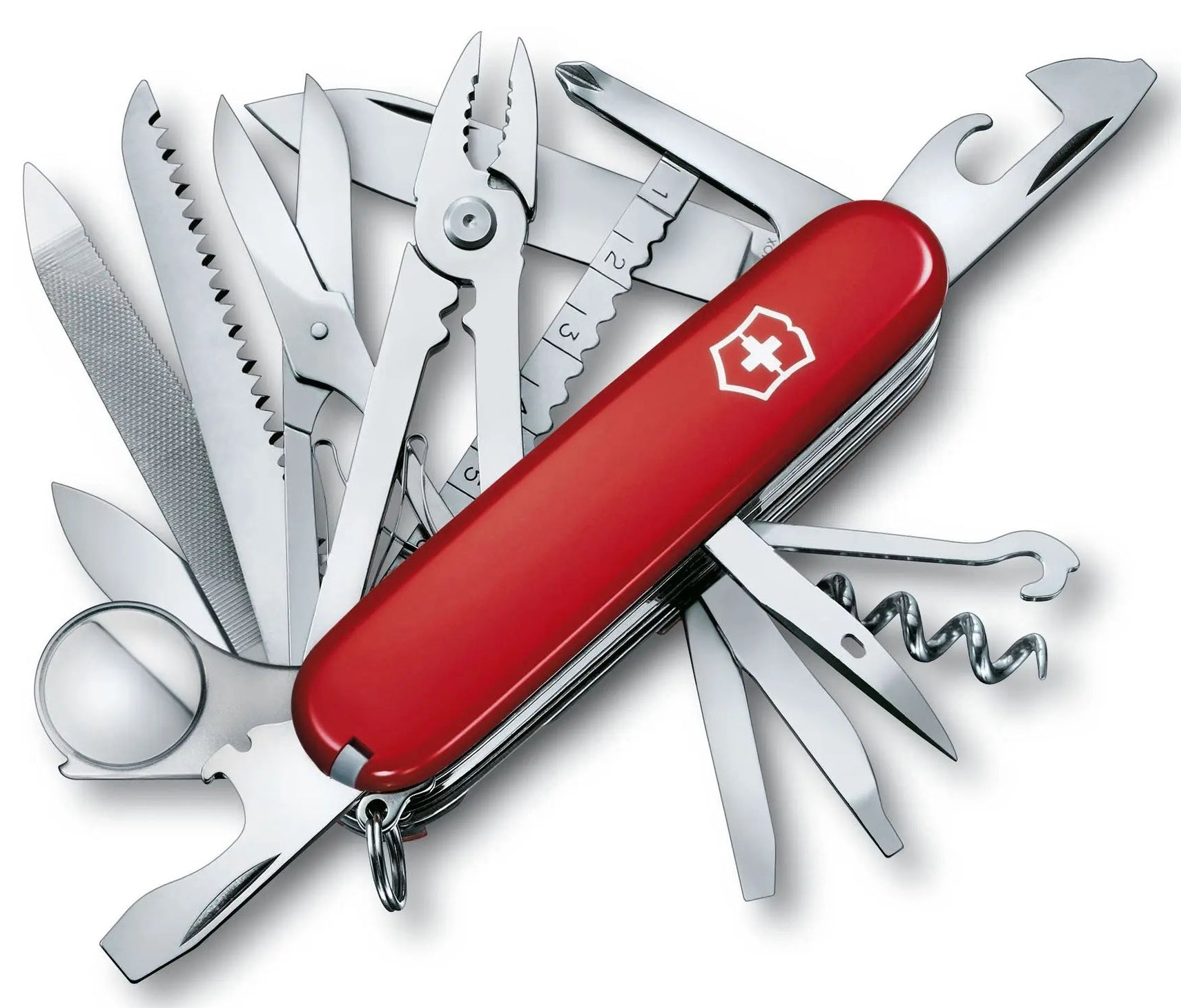 Victorinox Medium Pocket Knife Swiss Champ Red