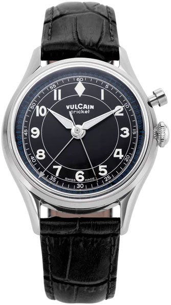 Vulcain Watch Cricket Classique 36mm Black White Blue