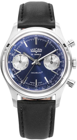 Vulcain Watch Chronograph 38mm Blue
