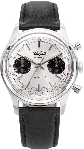 Vulcain Watch Chronograph 38mm Silver