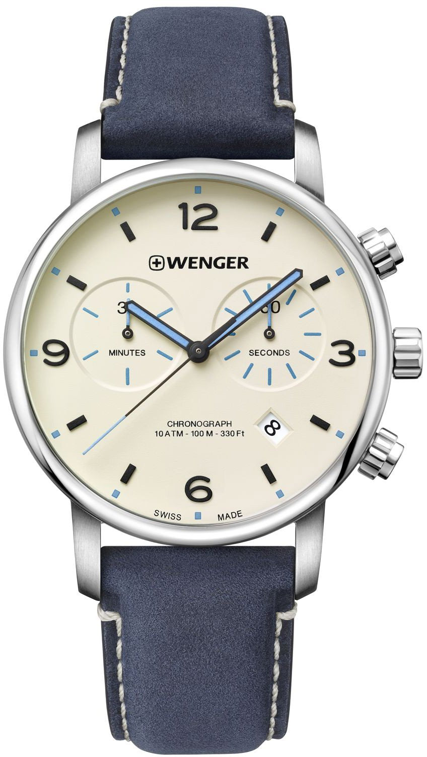 Wenger Watch Urban Metropolitan Chrono Mens - Cream