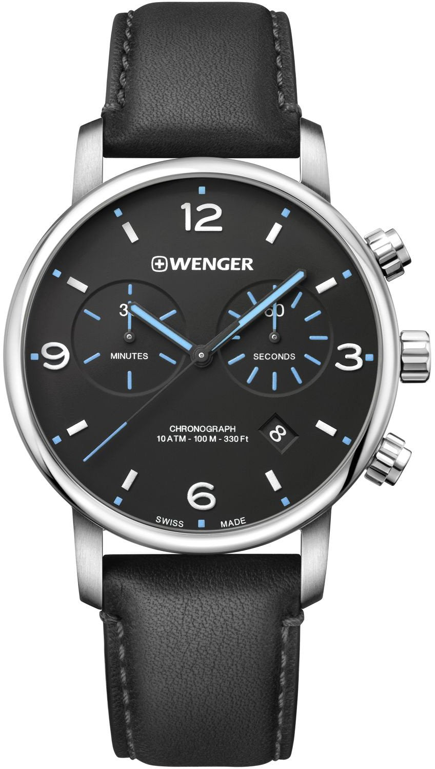 Wenger Watch Urban Metropolitan Chrono Mens - Black