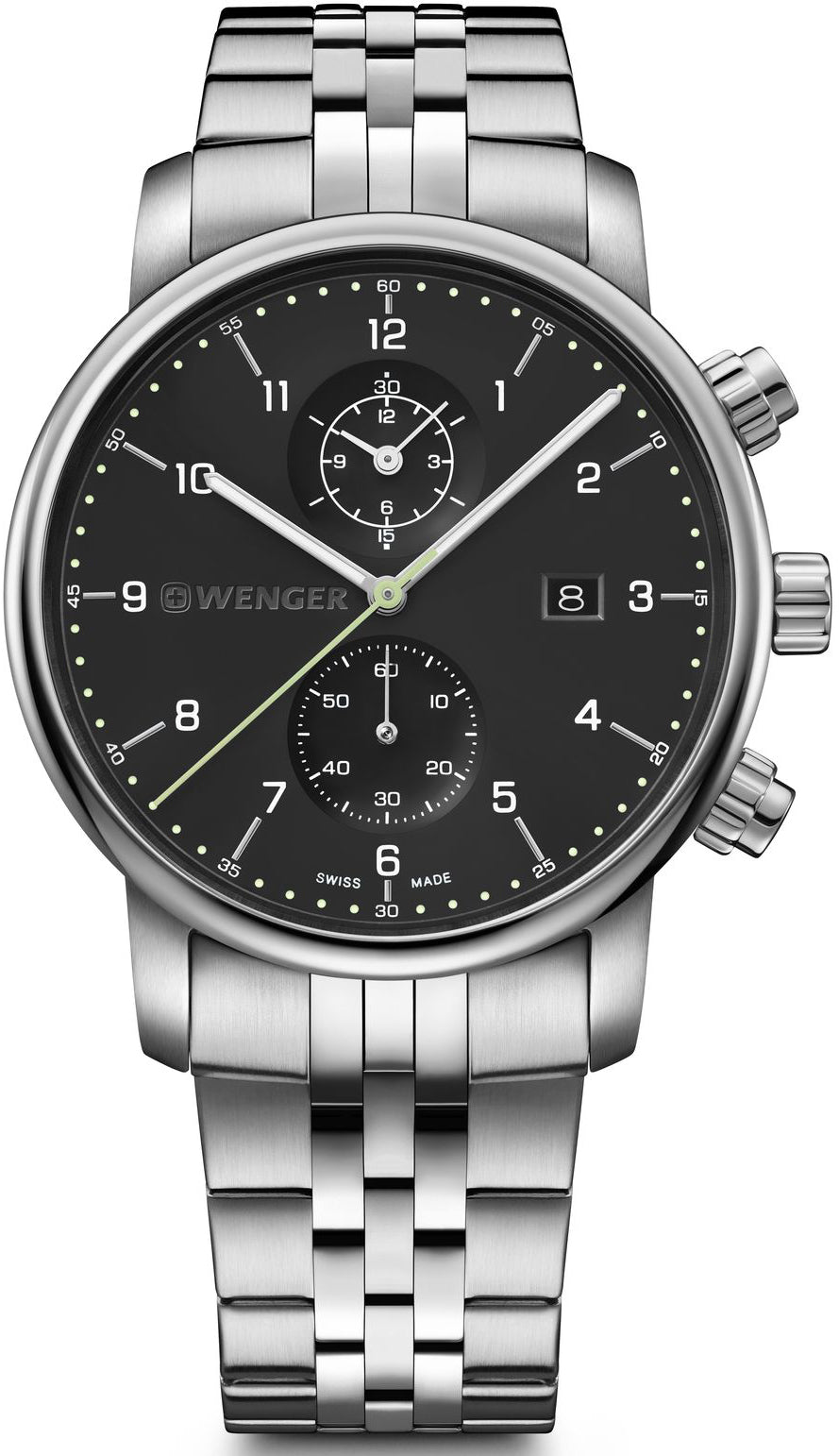Wenger Watch Urban Classic Chrono Black - Black
