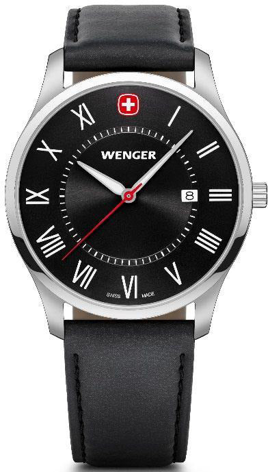 Wenger Watch City Classic Metropolitan Mens - Black