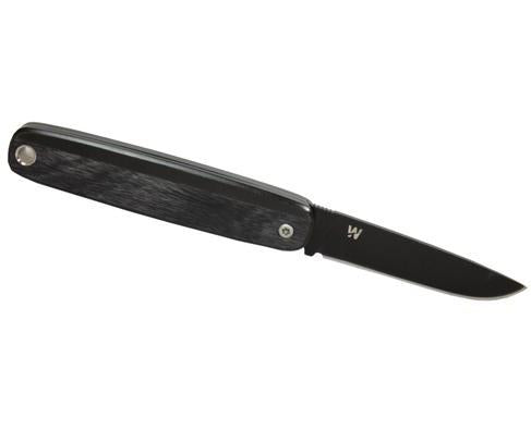 Whitby Pocket Knife Kent EDC Black Pakkawood