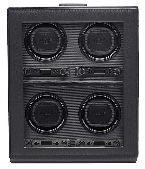 WOLF Watch Winder Viceroy 4pc - Black