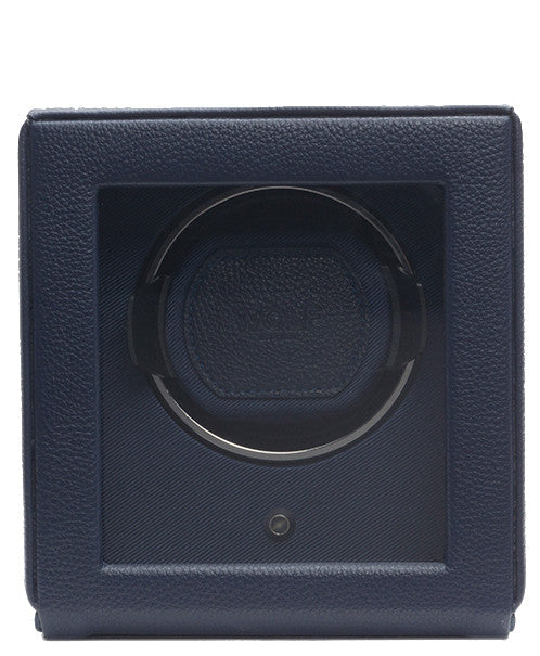 WOLF Watch Winder Cubs Single With Cover Navy - Black