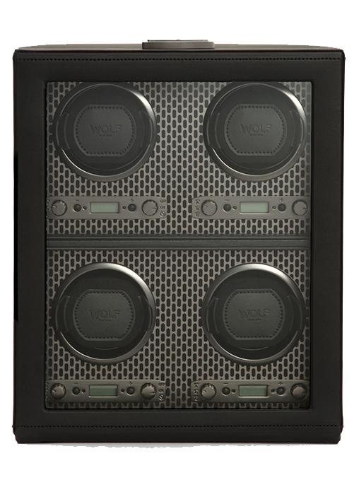 WOLF Watch Winder Axis 4 Piece Powder Coat - Silver