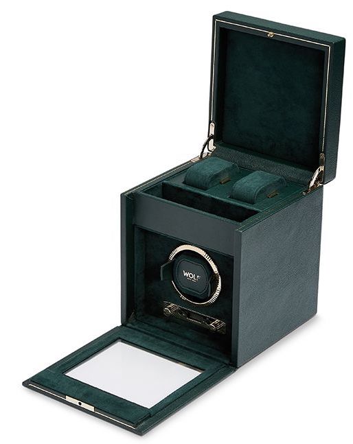 WOLF Watch Winder British Racing Green Single - Green
