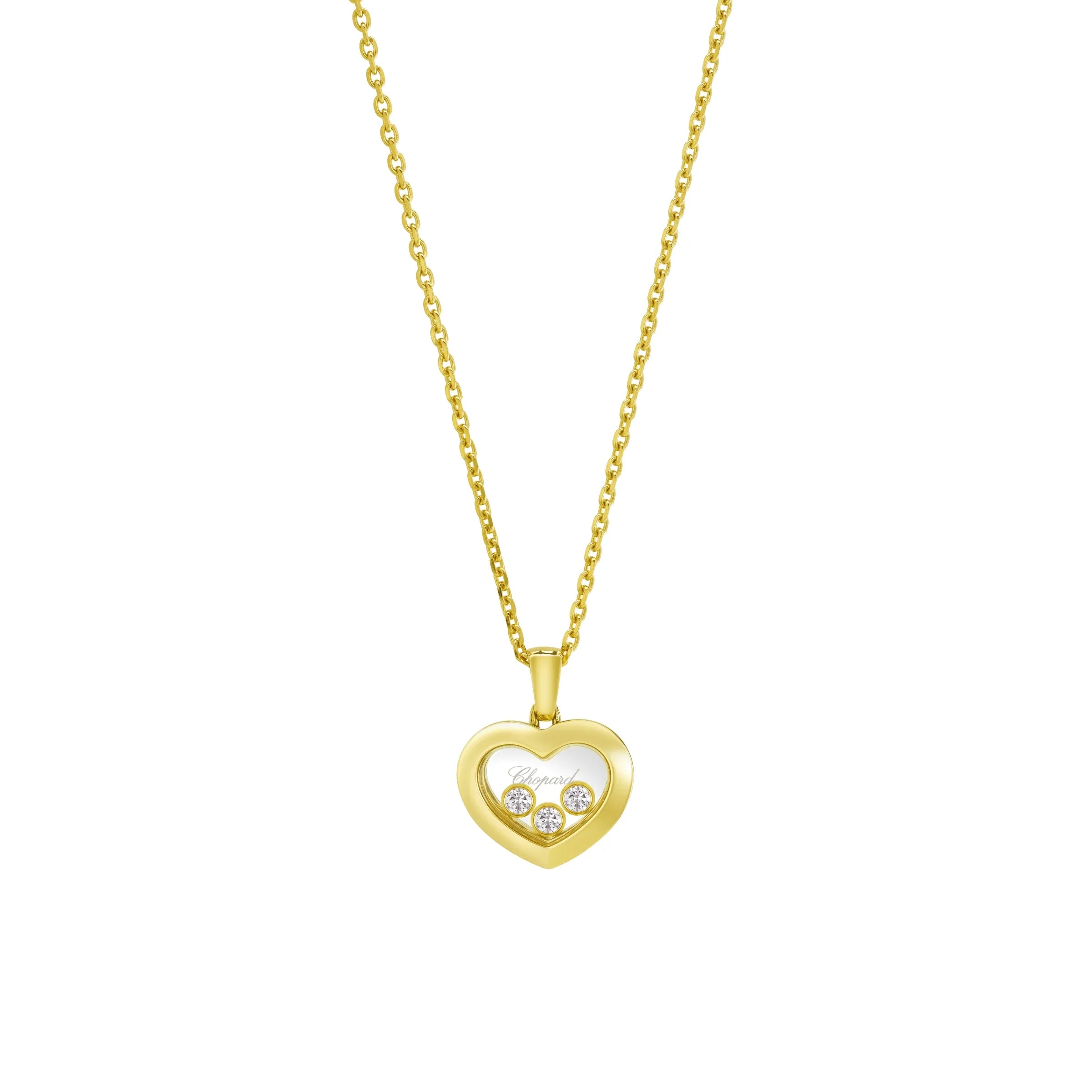 Chopard Happy Diamonds Icons 18ct Yellow Gold 0.15ct Diamond Pendant