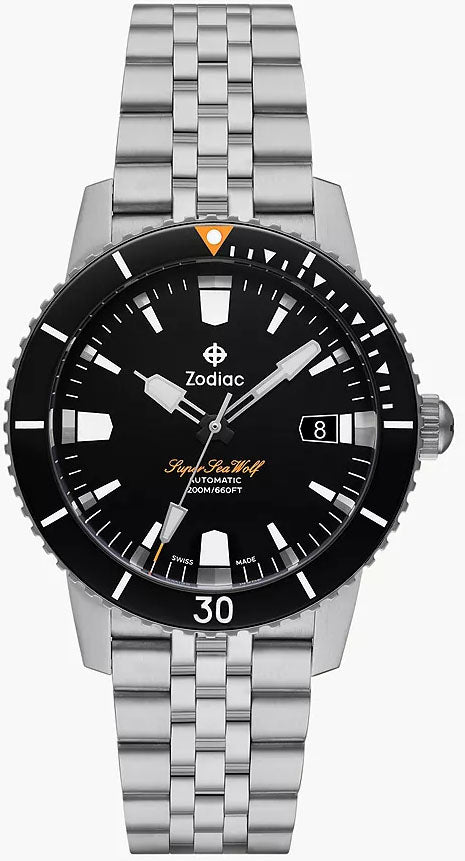 Zodiac Watch Super Sea Wolf Compression Mens