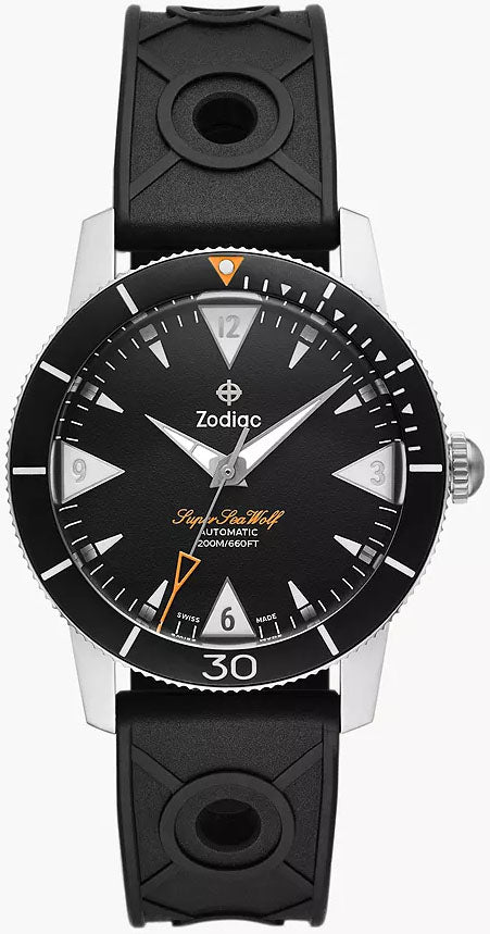 Zodiac Watch Super Sea Wolf Skin Mens