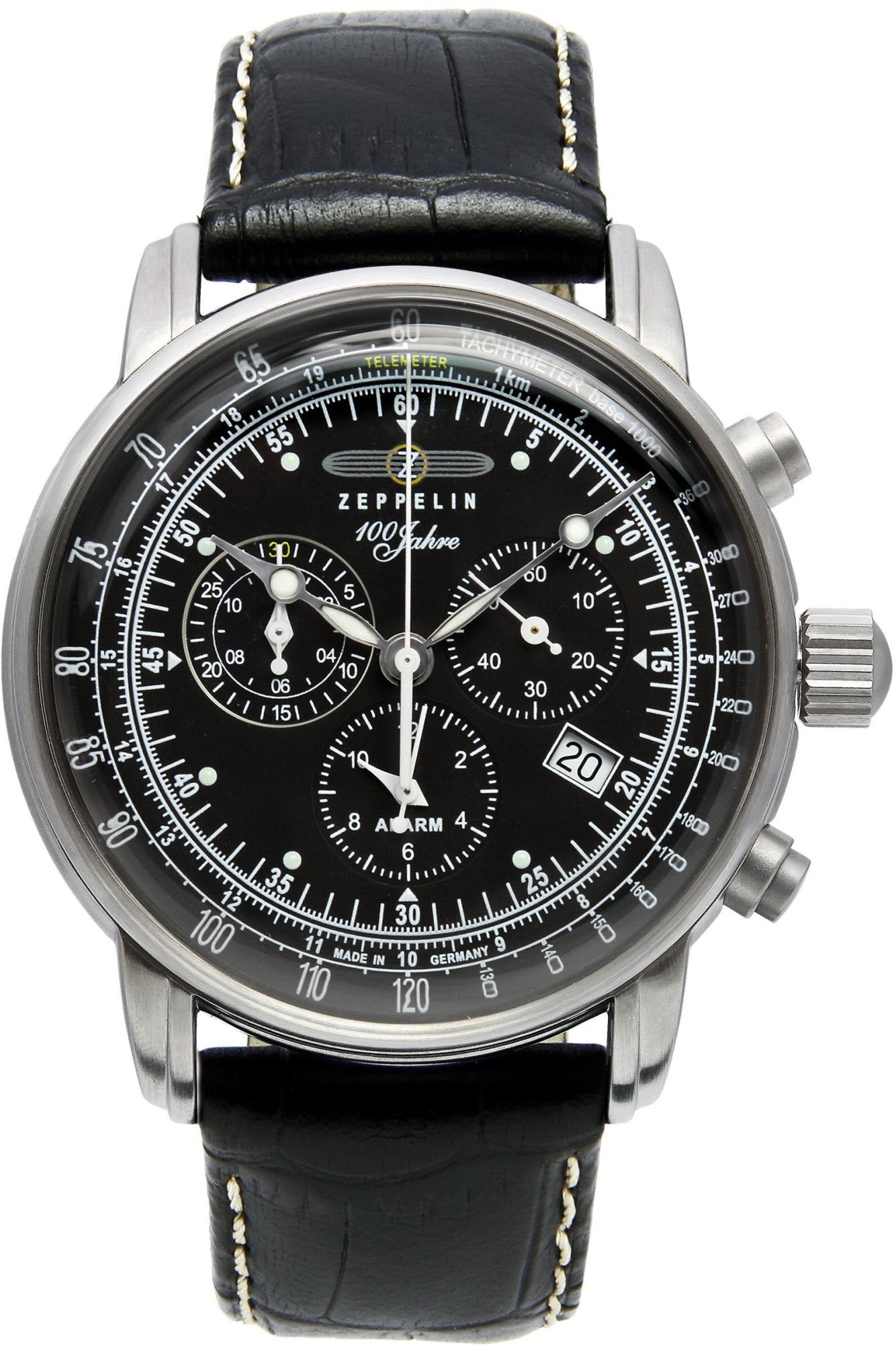 Zeppelin Watch 100 Years Zeppelin ED. 1 Mens - Black