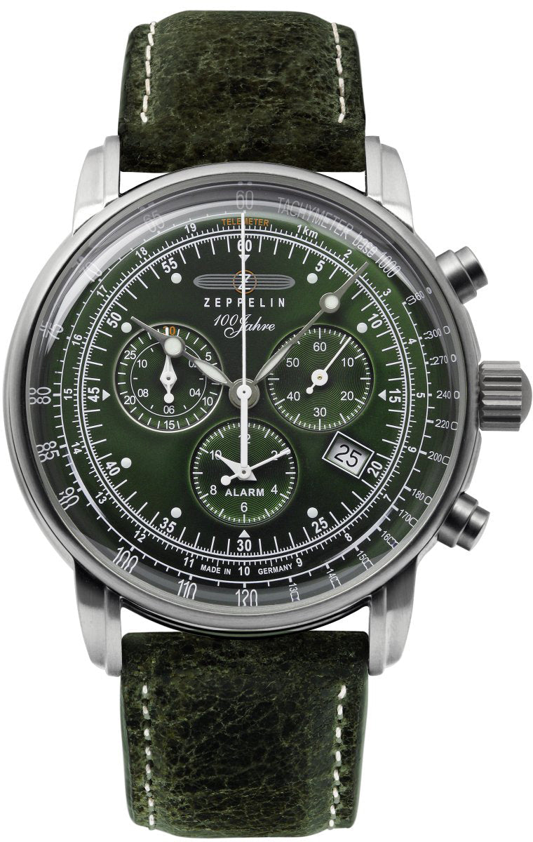 Zeppelin Watch 100 Years Zeppelin ED. 1 Mens - Green