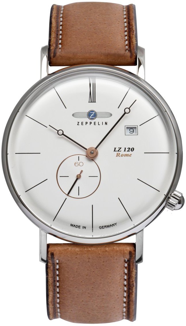 Zeppelin Watch LZ 120 Rome Mens - Silver