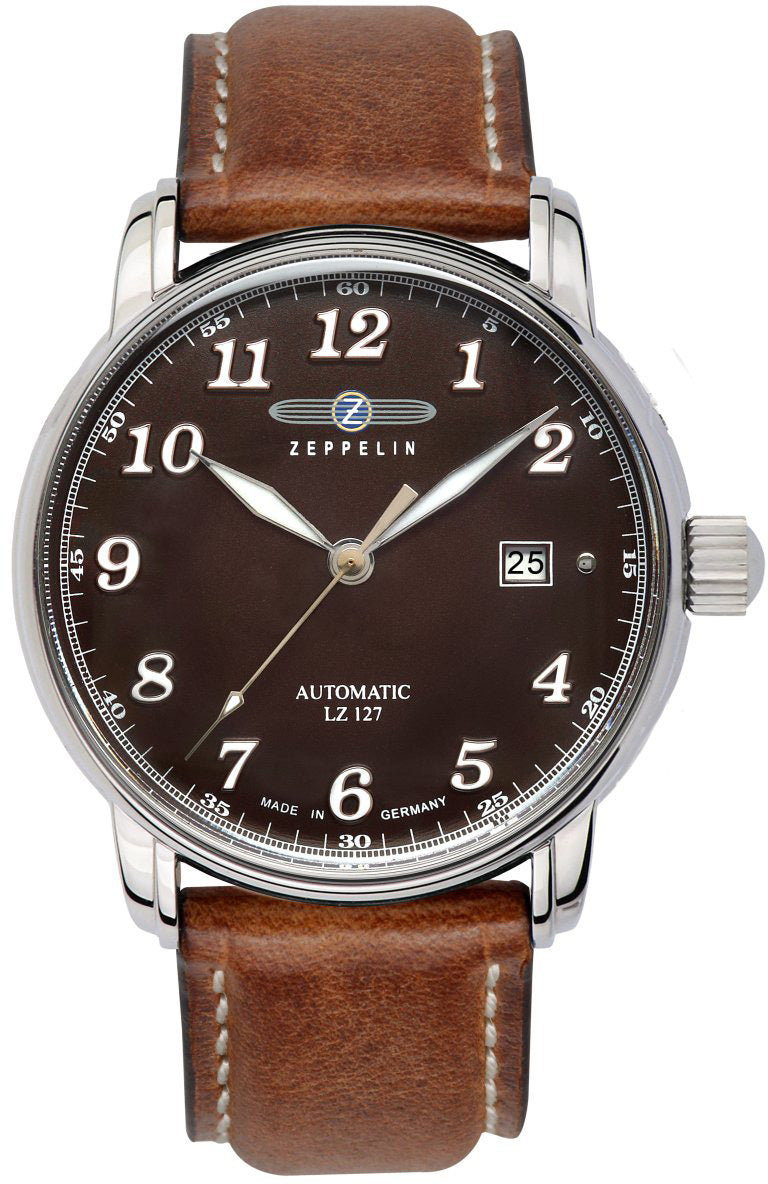 Zeppelin Watch LZ 127 Graf Zeppelin Mens - Brown
