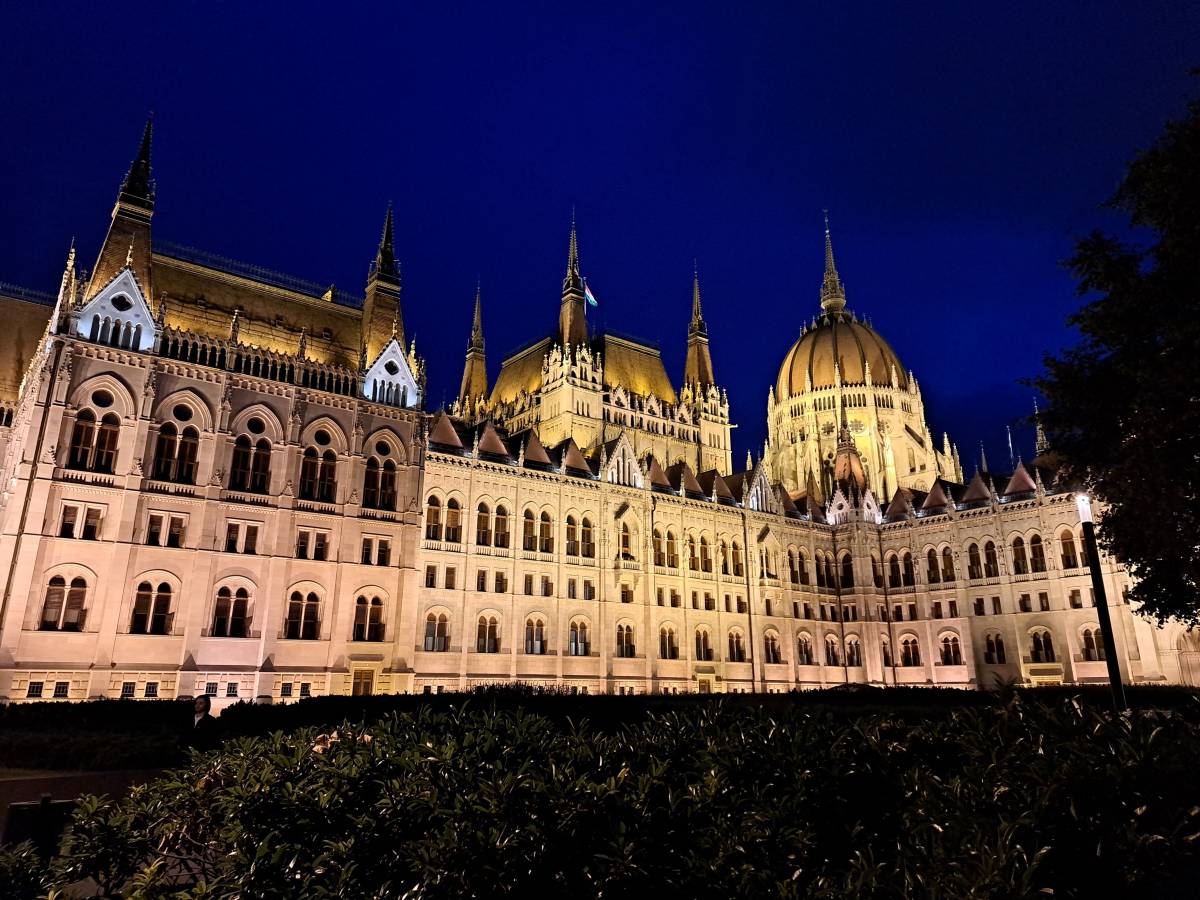 Parliament by night