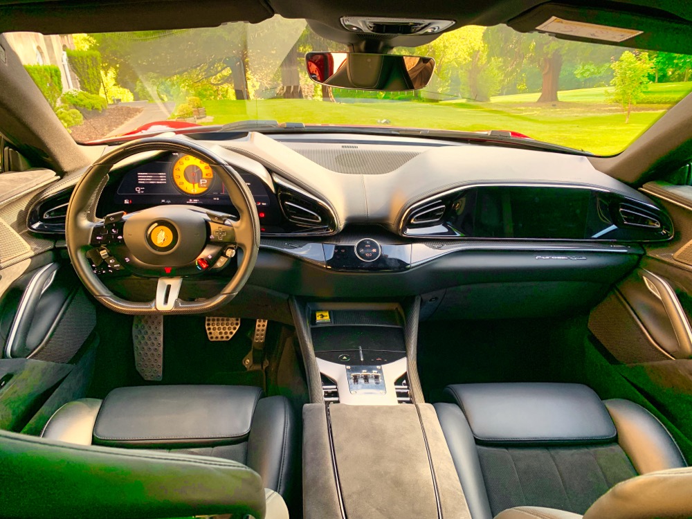 Ferrari Purosangue V12 Review Front Seats
