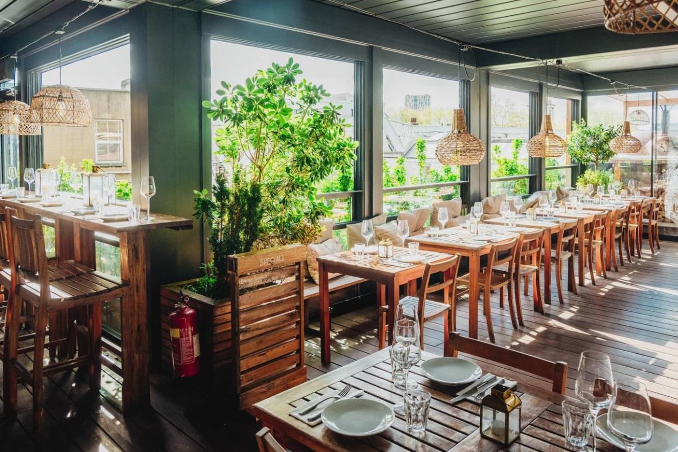 TT Rooftop Restaurant interior