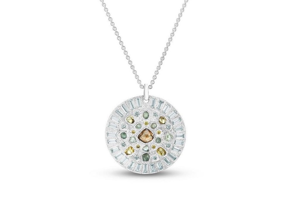  DeBeers Talisman Medal White Gold