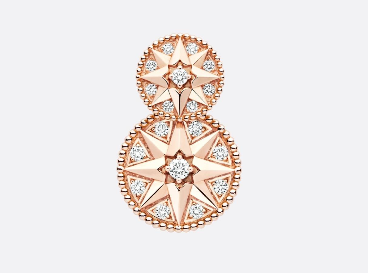  Dior Rose Des Vents Earrings