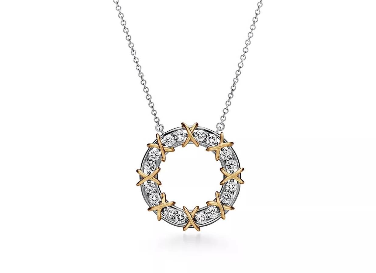 Tiffany & Co-Sixteen Stone Circle Pendant