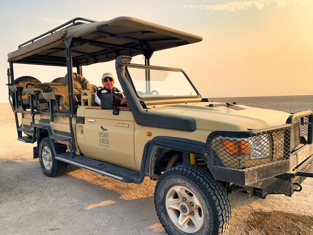 Driving The Makgadikgadi Pans Botswana