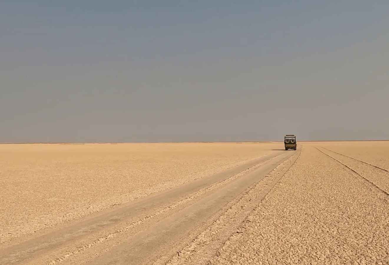 Driving The Makgadikgadi Pans Botswana