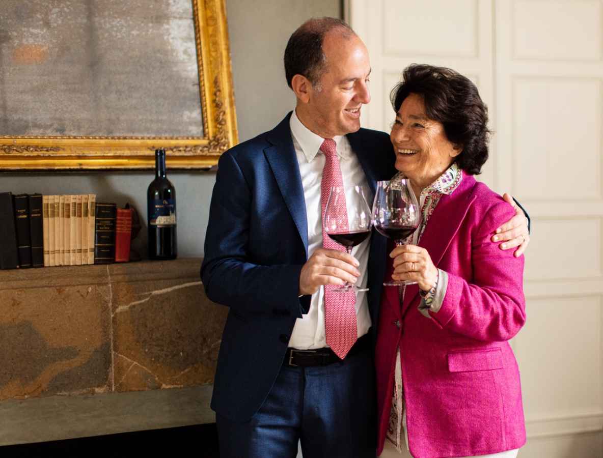 Sharing a bottle of Donnafugata