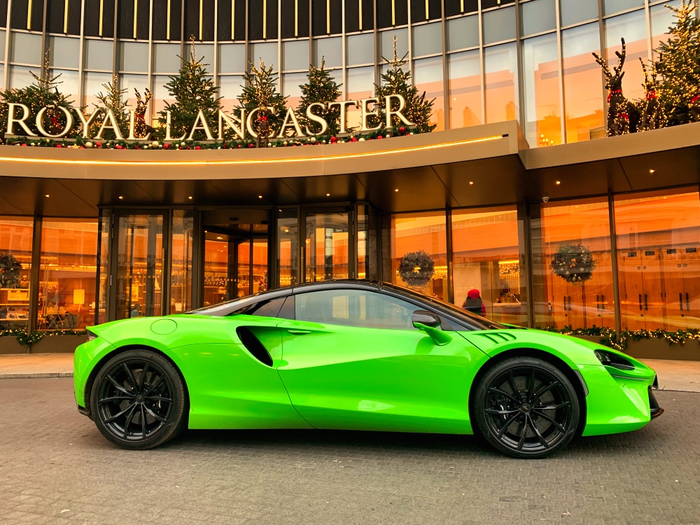 McLaren Artura Spider Review: Royal Lancaster Hotel