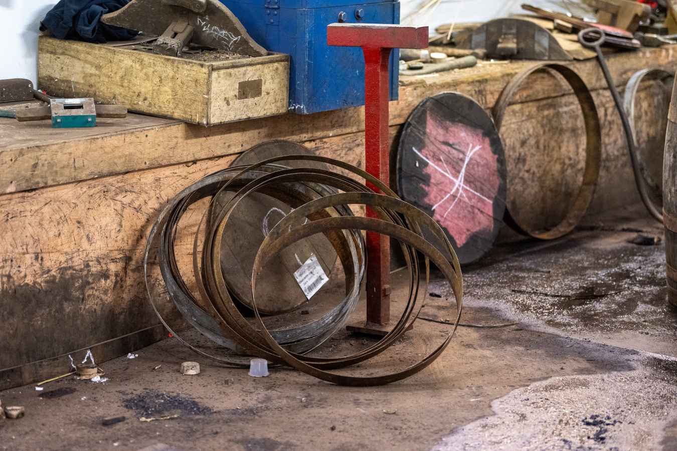 Inside the cooperage