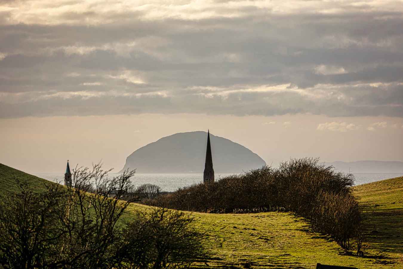 The view from Girvan distillery
