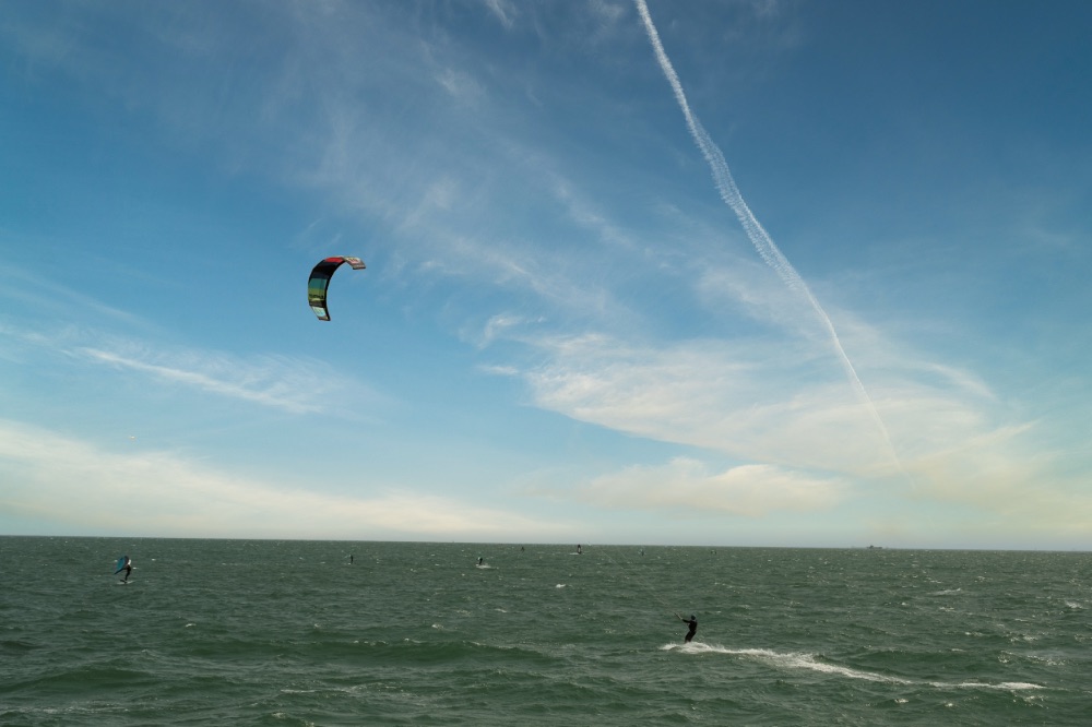 Hayling Island Kite Surfing