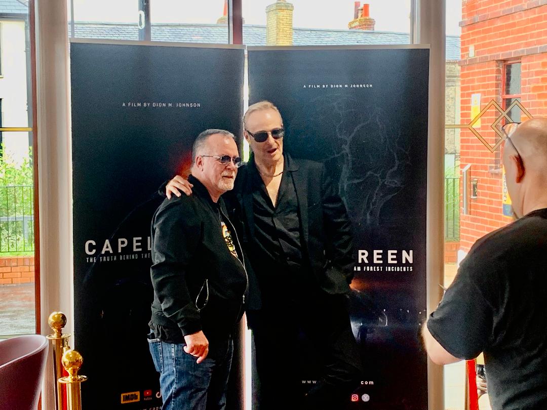 Larry Warren, the whistleblower, with Mark Wall