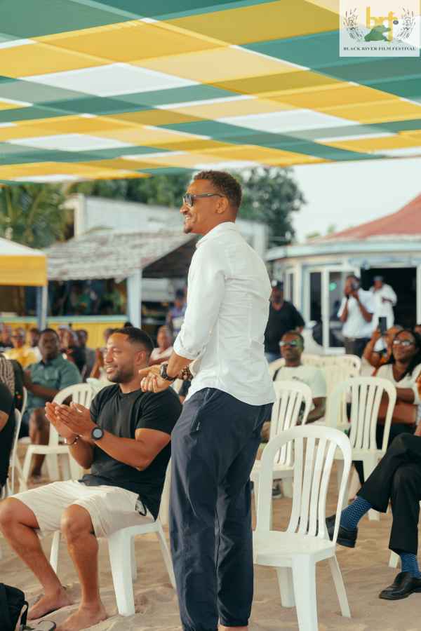Cedric Pierre-Louis, Programming Director and award winning British Actor, Sofian Frances 