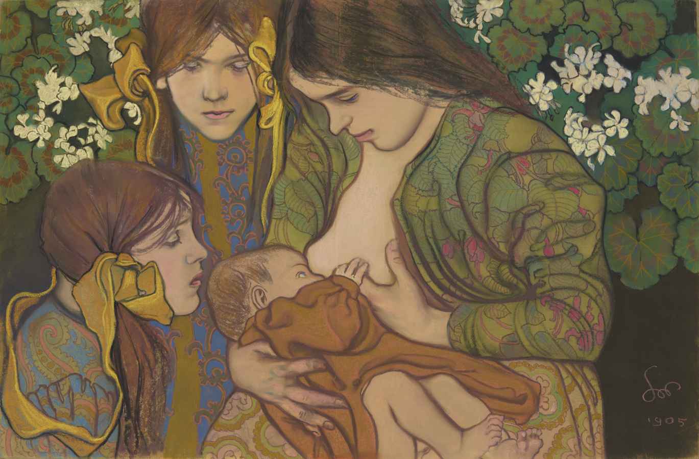 Motherhood by Stanisław Wyspiański, 1905.