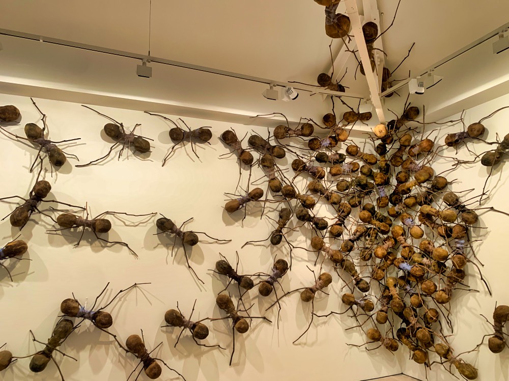 Saatchi Gallery Human skull ants