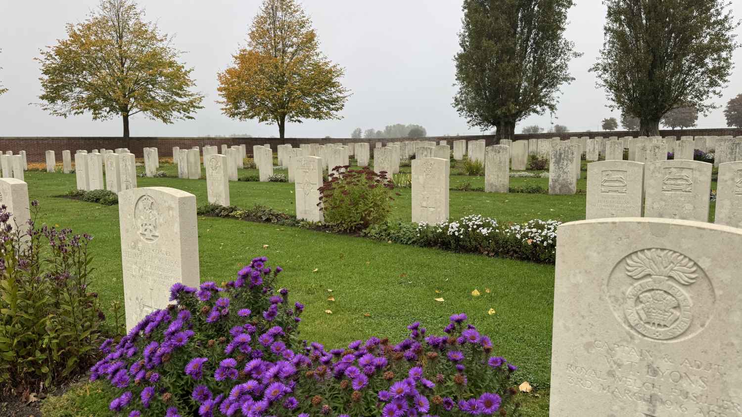 One of the many cemeteries 