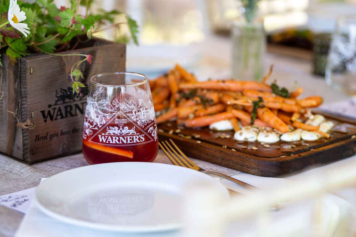 A delicious Rhubarb Gin cocktail