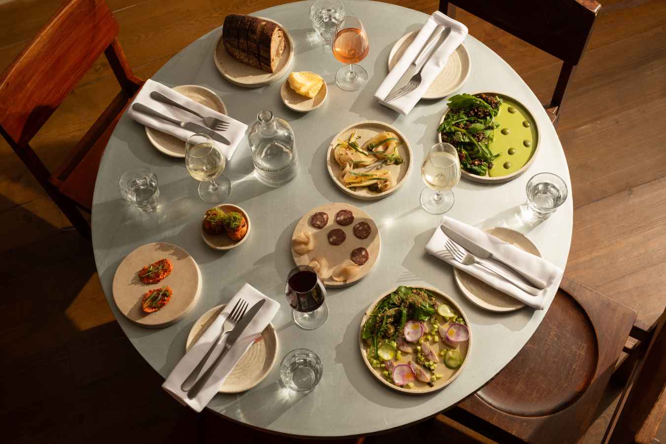Selection of dishes