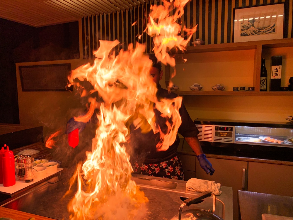 Adaaran Prestige Vadoo Maldives Chef On Fire