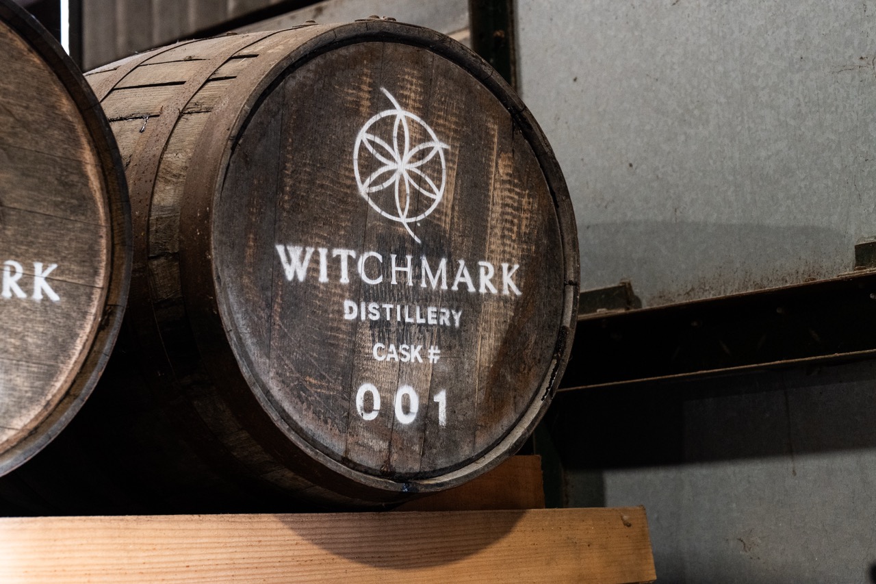 Their first cask of whisky 