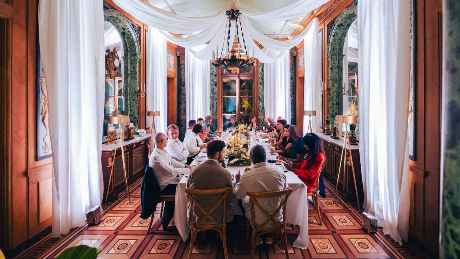 A beautiful setting for dinner