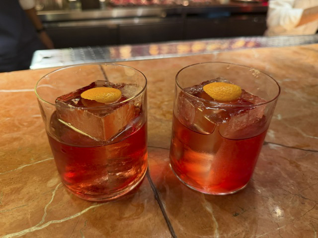 Q Bar Negronis