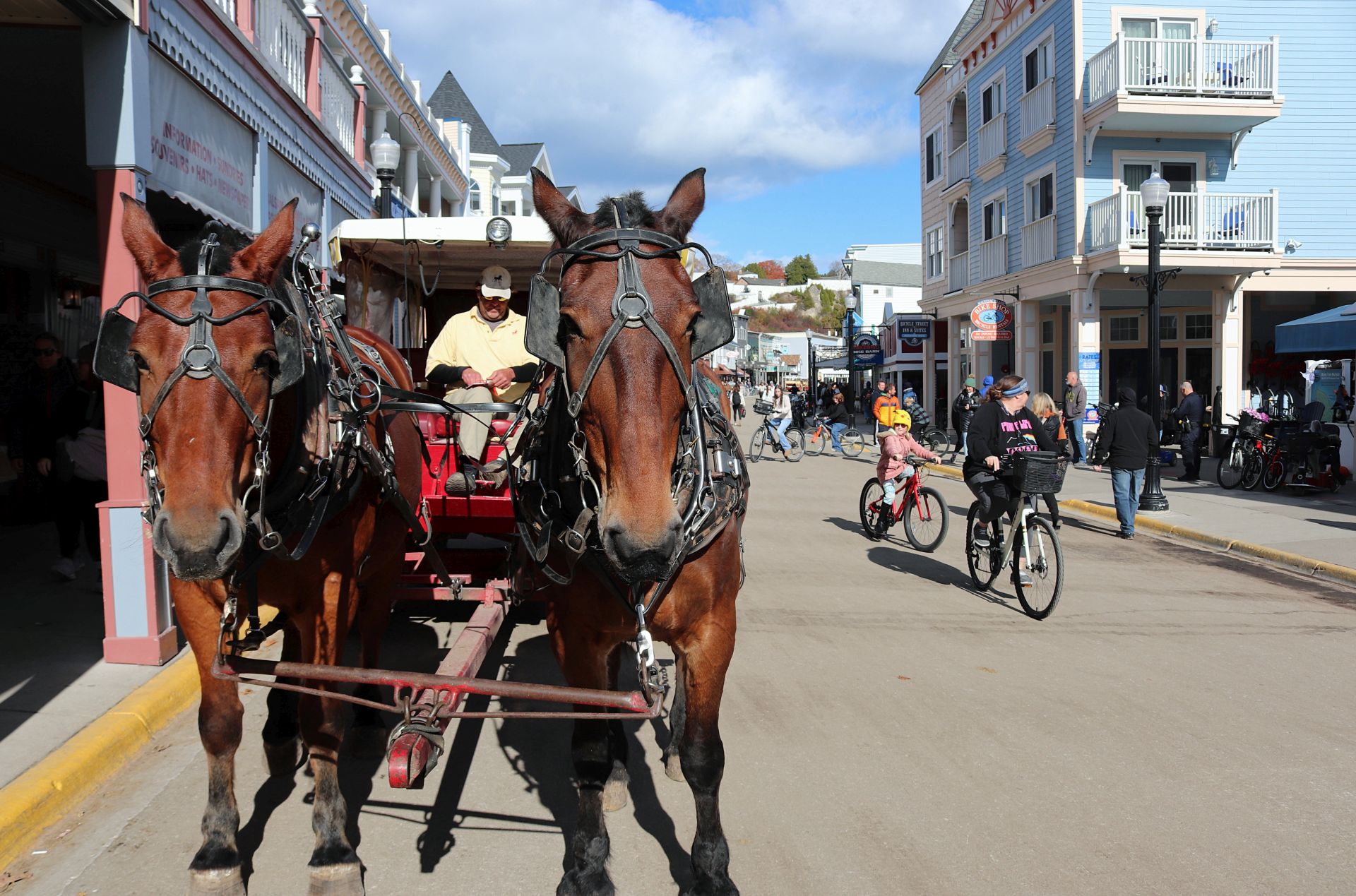 Horse carriage on Mackinac Island