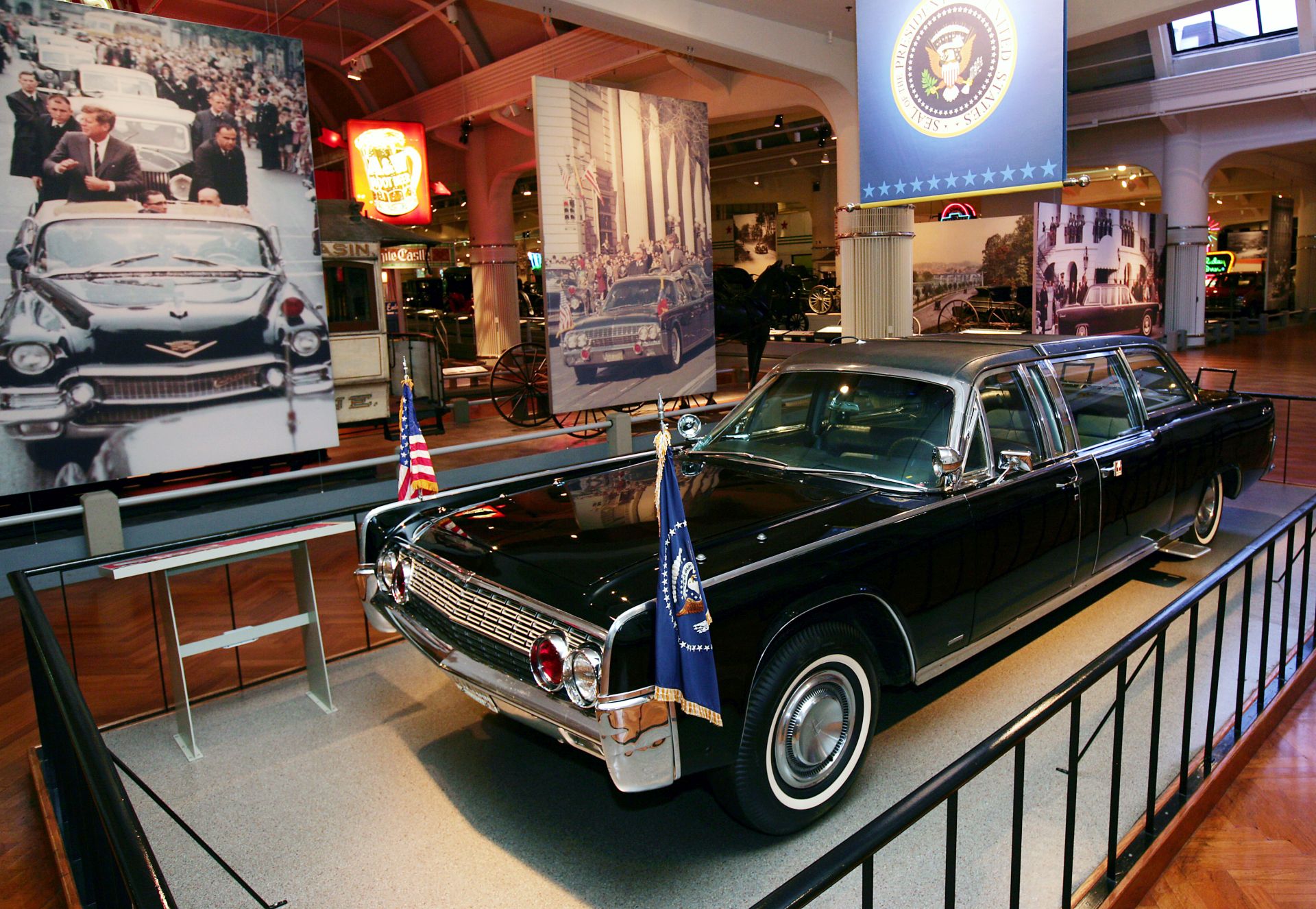 The Kennedy limousine at Henry Ford Museum